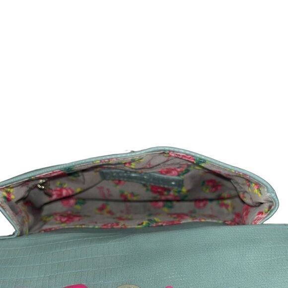 Betsey Johnson XO Poppy Textured Faux-Leather Crossbody Bag - Picture 7 of 11